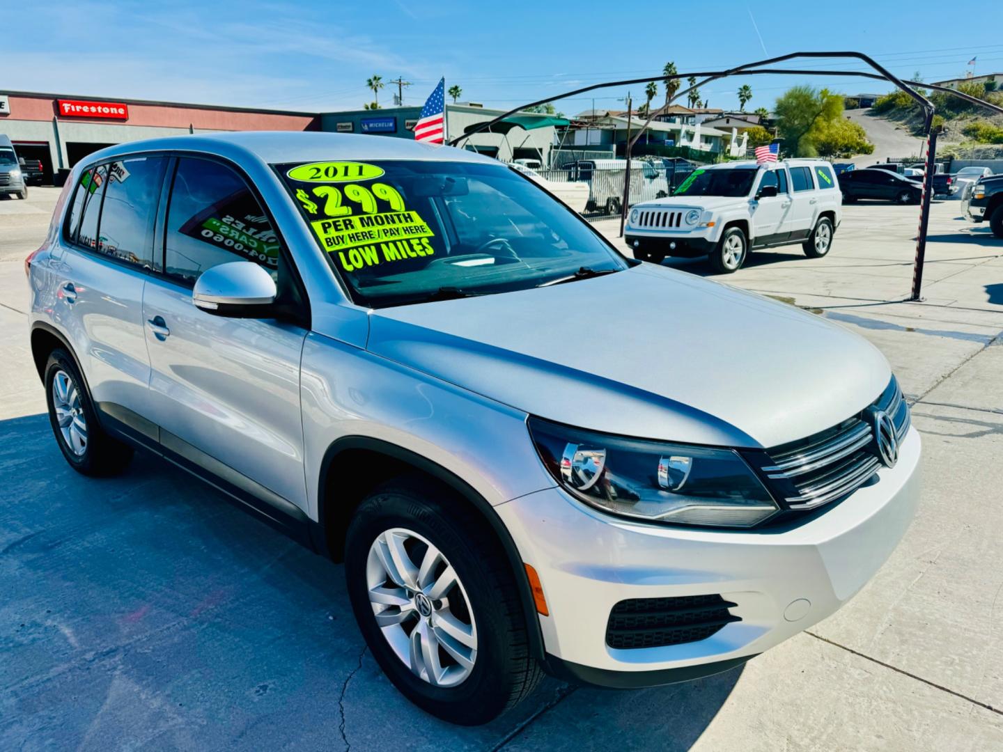 2012 Silver Volkswagen Tiguan (WVGAV7AXXCW) , located at 2190 Hwy 95, Bullhead City, AZ, 86442, (928) 704-0060, 0.000000, 0.000000 - Photo#0